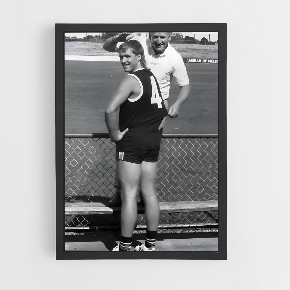 Poster Regards Partagés – affiche Football australien (vue 2)